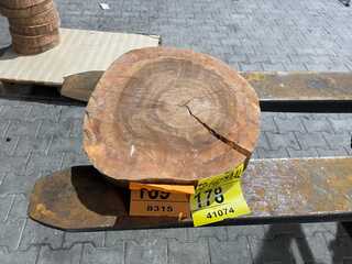 Rosewood Schijf, Dikte 60mm, Ø 400mm